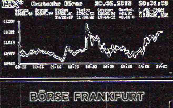 Deutsche Börse bearbeitet